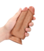 RealRock RealRock Realistische Dildo Met Zuignap 15,2 cm Bruin – Stevig & Natuurlijke Textuur