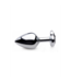 XR Brands Schwarzer Herz Butt Plug Medium 8,3 cm – Eleganz & Genuss für Paare