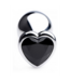 XR Brands Butt Plug Medium Zwart Hart 8,3 cm Gewogen Comfort Design