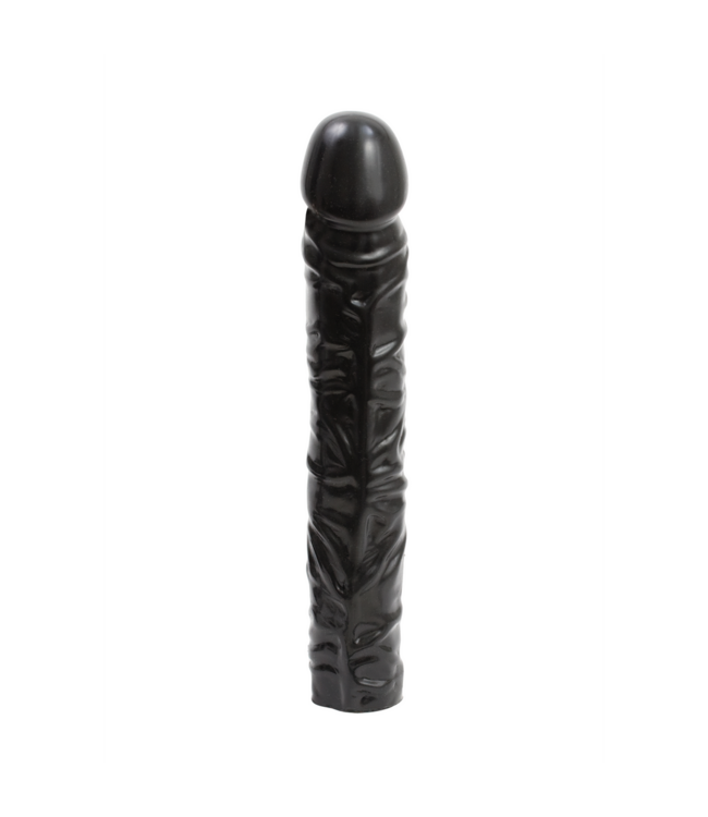 Doc Johnson Doc Johnson Classic 24 cm Stevige Flexibele Realistische Dildo Zwart