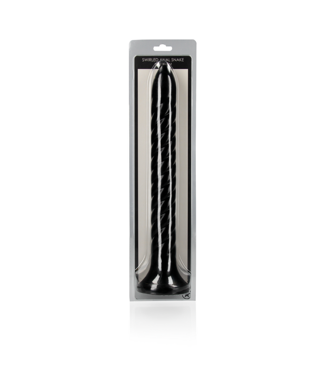 Ouch! Drehbarer Analgenuss – Flexibler Dildo mit 3 Texturen & Saugnapf