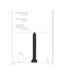 Ouch! Flexibele Anal Dildo Met Zuignap En Drie Texturen 34,9 cm