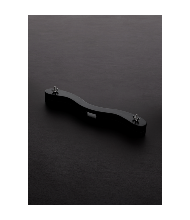 Steel by Shots Houten Ball Stretcher Met Dijbevestiging Voor BDSM Control