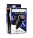 XR Brands Luminous Medium Silicone Butt Plug with LED - Colorful Light Show