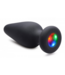 XR Brands Siliconen Butt Plug Medium Met LED-Verlichting En 3 Lichtmodi 10,1 cm