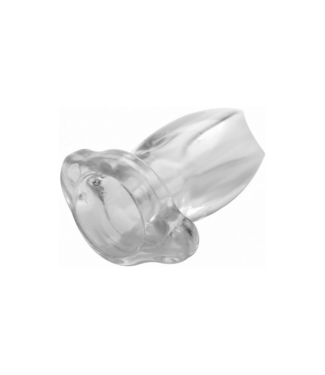 XR Brands Gape Glory Large 7.6 cm Clear Hollow Anal Plug for Intense Pleasure
