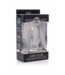 XR Brands Gape Glory 7,6 cm XXL Transparenter Hohl-Analplug für intensives Vergnügen