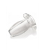 XR Brands Transparante Holle Anale Plug 7,6 cm Groot voor Intense Zichtbaarheid