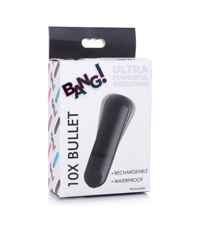 XR Brands Metalen Bullet Vibrator 10 Modi – Compacte Discrete Vibrator