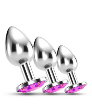 Crushious Bijou Analplug Trio – Luxuriöse Juwelen in 3 sanften Größen