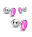 Crushious Crushious Bijou Set Van 3 Metalen Anale Pluggen 8,5 cm - Roze Juweel