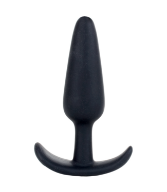 Doc Johnson Siliconen Butt Plug Set 3 Maten 12,2 cm - Zacht en Comfortabel - Roze en Zwart