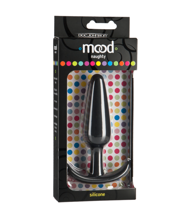Doc Johnson Siliconen Butt Plug Set 3 Maten 12,2 cm - Zacht en Comfortabel - Roze en Zwart