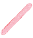 Doc Johnson Doc Johnson 12 Crystal Jellies Flexibele Dubbele Dildo 30 cm PVC Pink