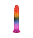 Doc Johnson Classic 7.5" Rainbow Flexible Dildo - Body-Safe, Realistic Veins