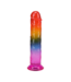 Doc Johnson Classic 7.5" Rainbow Flexible Dildo - Body-Safe, Realistic Veins