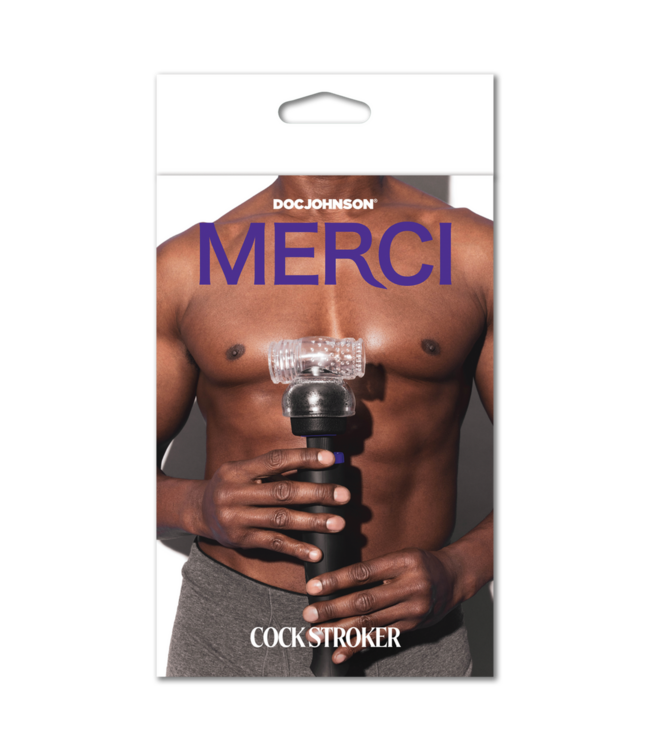 Doc Johnson Transparent Cock Stroker Attachment for Ultimate Wand Pleasure