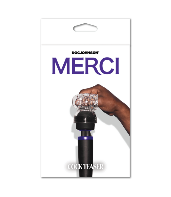 Doc Johnson Cock Teaser Aufsatz Transparent für Merci Power Wand – Intensiver Genuss