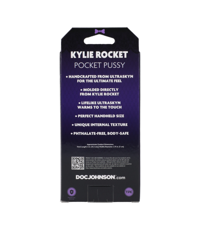 Doc Johnson Kylie Rocket ULTRASKYN Masturbator – Lebensechtes Vergnügen Vanilla