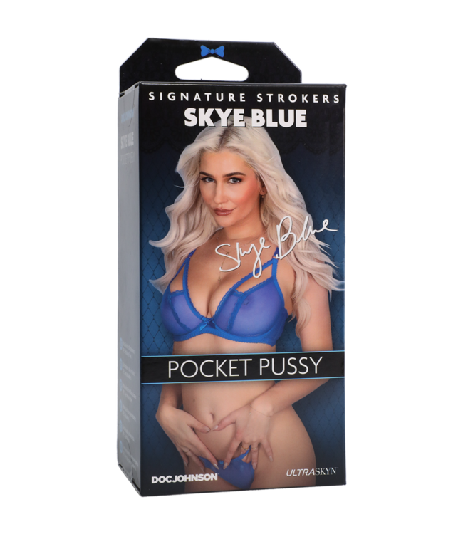 Doc Johnson Skye Blue ULTRASKYN Stroker – Realistic & Intense Pleasure Tool
