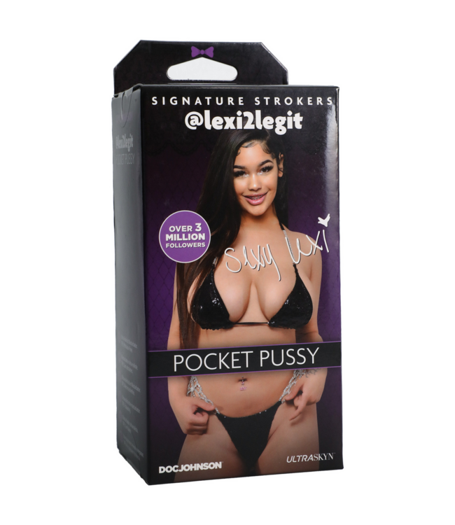 Doc Johnson GOSM ULTRASKYN Lexi Model Pocket Pussy - Realistic Stroker Delight