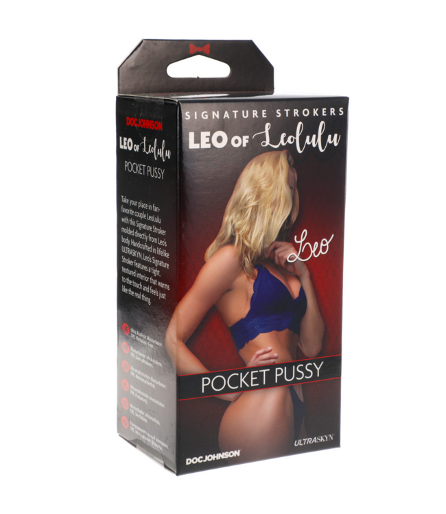 Doc Johnson LeoLulu ULTRASKYN Signature Stroker Pocket Sleeve – Realistisch Genot