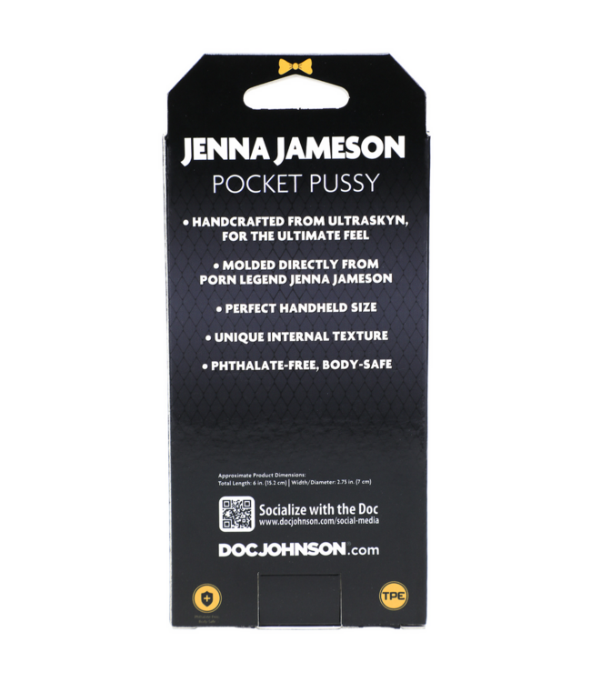 Doc Johnson Jenna Jameson ULTRASKYN Pocket Pussy – Realistic Pleasure Experience