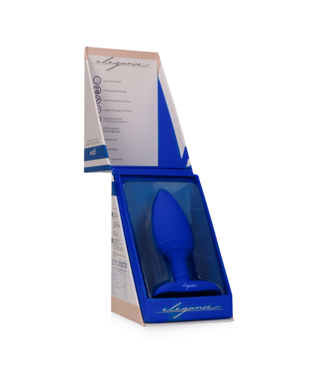 Elegance Elegance Vibrerende En Verwarmende Glow Anale Buttplug 12cm IP67