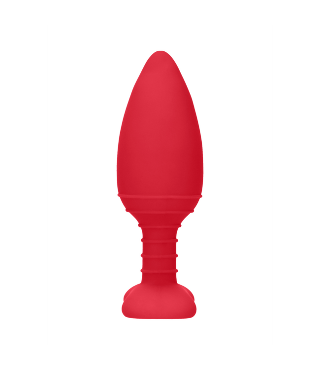 Elegance Glow Heizbarer Vibrator Analplug 12 cm – Med. Silikon, 10 Modi