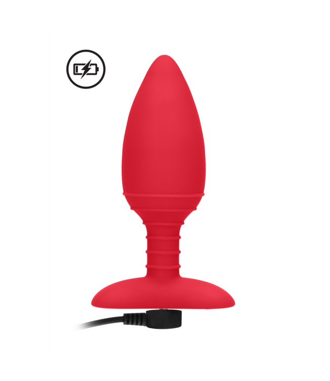 Elegance Glow Heizbarer Vibrator Analplug 12 cm – Med. Silikon, 10 Modi