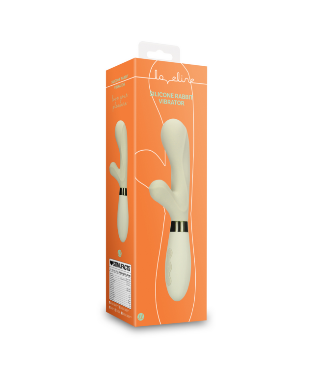 Loveline Misty Green Silicone Rabbit Vibrator for Ultimate Pleasure & Stimulation