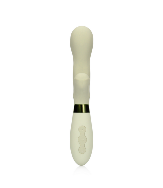 Loveline Loveline Siliconen Rabbit Vibrator Groen Voor Clitoris En G-Spot Stimulatie