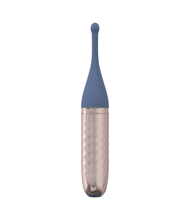 Loveline Thrill Blue Interchangeable Vibrator - Quiet, Powerful, 10 Modes