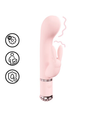 Loveline Loveline Paris Roze Waterdichte Konijn Vibrator Met Kleurverlichting En Stil Motor