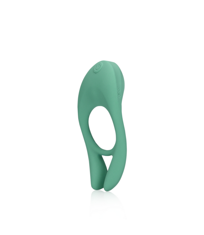 Loveline Ultra Soft Blue Grass Silicone Cock Ring - Enhance Erection & Stamina