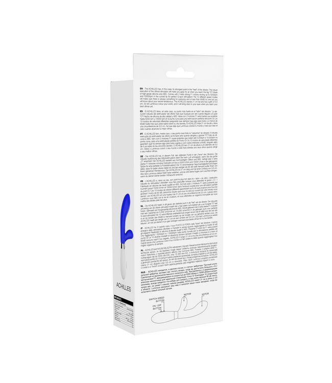 Luminous by Shots Achilles Dual Motor Silicone Vibrator for Clitoral & G-Spot Pleasure