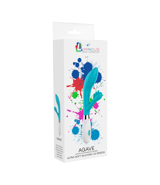 Luminous by Shots Agave Quiet Clitoral & Vaginal Vibrator - 4 Extensions, 10 Speeds