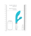 Luminous by Shots Agave Quiet Clitoral & Vaginal Vibrator - 4 Extensions, 10 Speeds