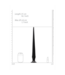 Ouch! Ass Spike Dildo 42 cm – Extreme Lust für Wagemutige