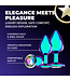 Ouch! International by Ouch! Paris 3-Delige Metalen Anale Plug Set Met Iriserende Juwelenbasis
