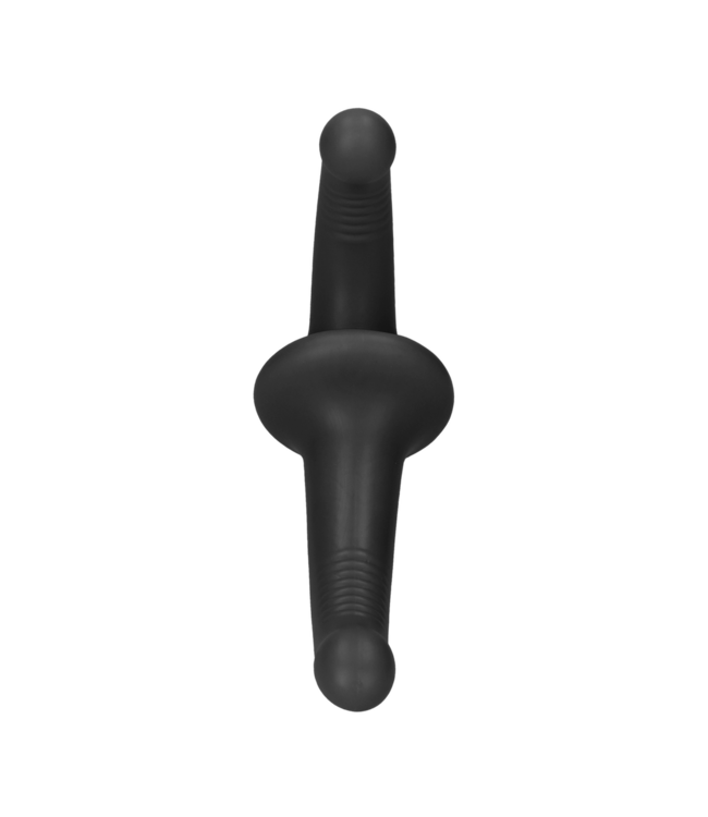 Ouch! Strapless Siliconen Voorbinddildo 10,2 cm Met G-spot Stimulator