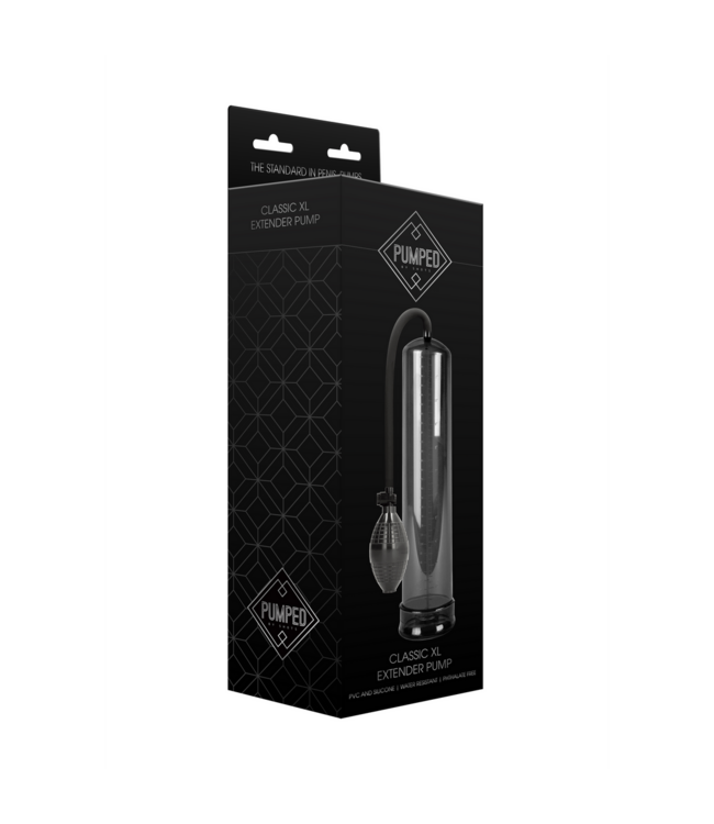 Pumped Pumped By Shots XXL Vacuümpomp Met Siliconen Hoes En 34 cm Cilinder