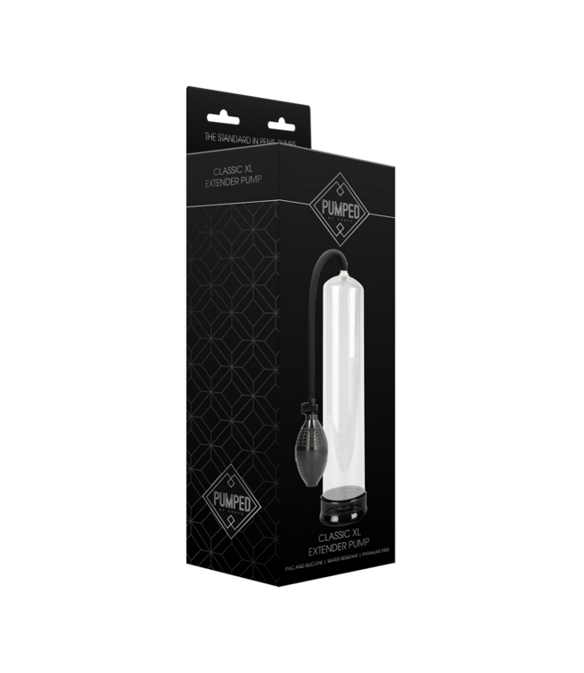 Pumped Pumped By Shots XXL Vacuümpomp Met 34 cm Cilinder En Siliconen Hoes