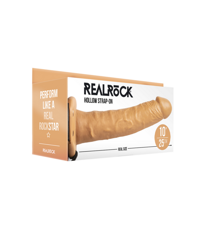 RealRock RealRock Verstelbare Hollow Strap-On Zonder Ballen 24,5 cm