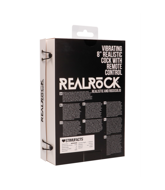 RealRock 27 cm Realistische Dildo Met Scrotum En Zuignap – RealRock by Shots