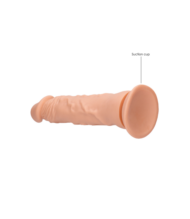 RealRock Levensechte Dildo 23,7 cm Met Zuignap En 3D-Aderen – RealRock by Shots