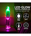RealRock RealRock 16.5 cm LED Vibrating Dildo - Realistic, Transparent Pleasure