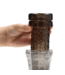 RealRock Compacte Easy Rider Masturbator Zwart Met Geribbelde TPE Textuur