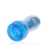 RealRock Compacte Blauw TPE Masturbator Met Ribbelstructuur Voor Intens Genot