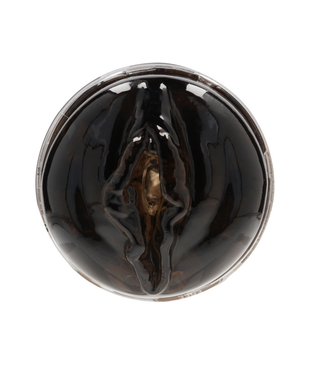 RealRock Compact Realistic Black Masturbator - Intense Pleasure On-the-Go